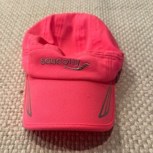Saucony Vibrant Pink Sports Visor